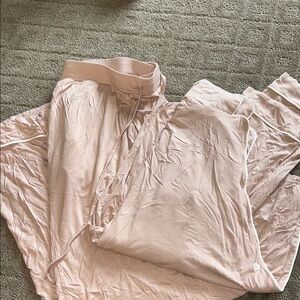 Cozy Earth - Long Sleeve Pink Pajama Set - XXL